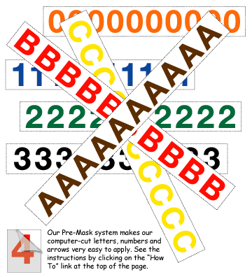 10-601 (1-inch Tall Lettering)